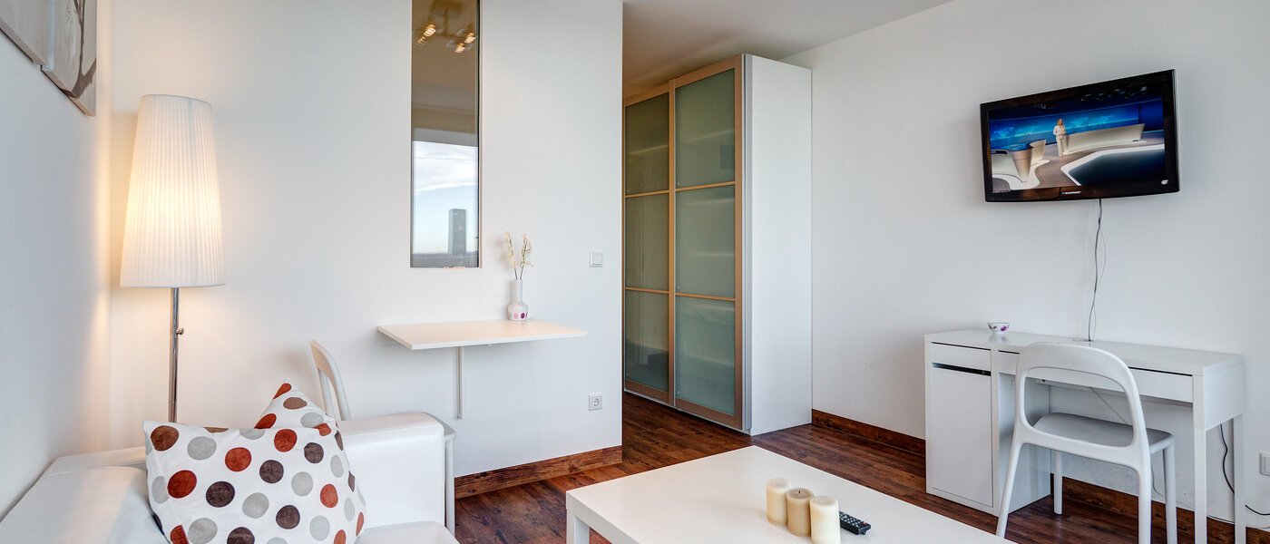 квартира München Olympiadorf 03 гостиная 9195