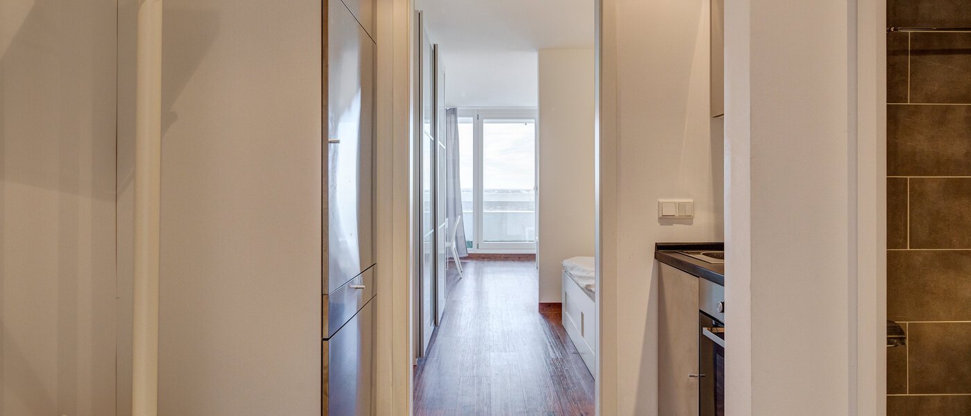 квартира München Olympiadorf 01 коридор 9195