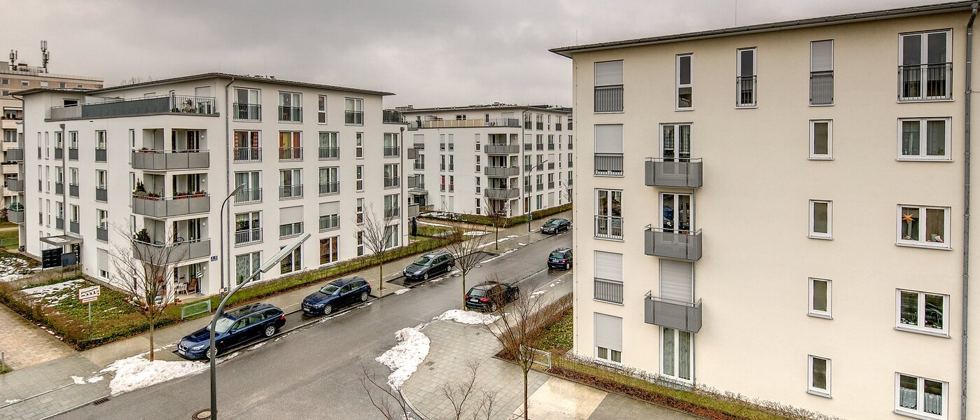 мансардная квартира München Nymphenburg 04 вид из окна 9208