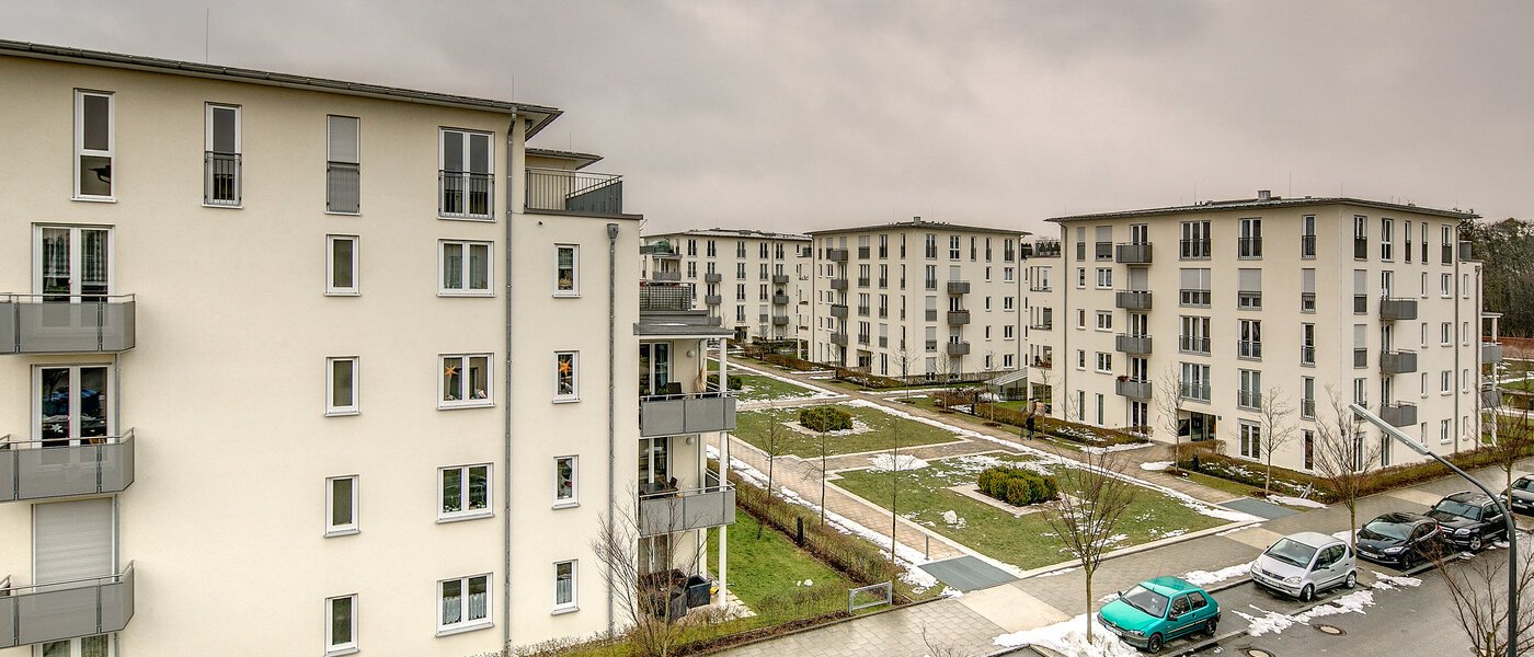 мансардная квартира München Nymphenburg 05 вид из окна 9208