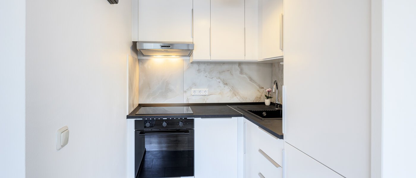 квартира München Schwabing-West (rund um den Hohenzollernplatz) 01 кухня 9209