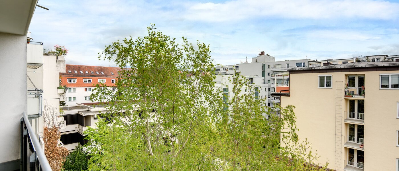 квартира München Schwabing-West (rund um den Hohenzollernplatz) 02 вид из окна 9209