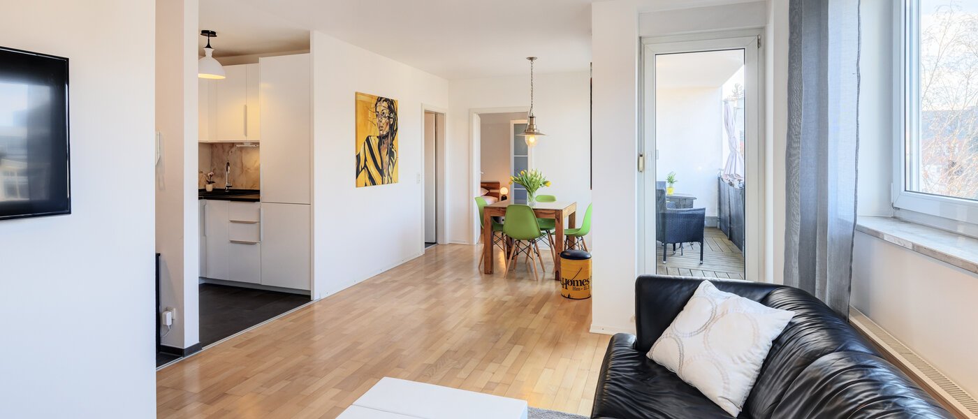 квартира München Schwabing-West (rund um den Hohenzollernplatz) 05 жилое пространство 9209