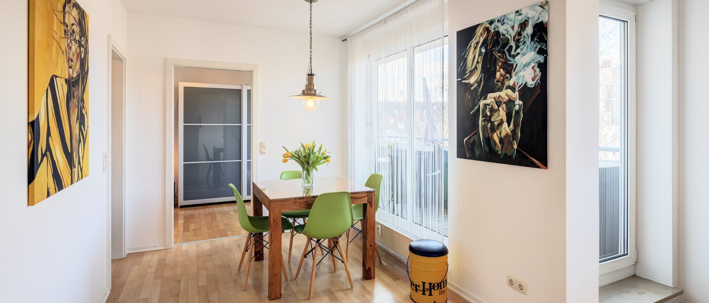 квартира München Schwabing-West (rund um den Hohenzollernplatz) 06 жилое пространство 9209