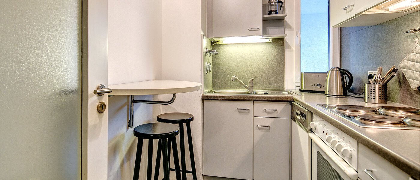 квартира München Obersendling 02 кухня 9218