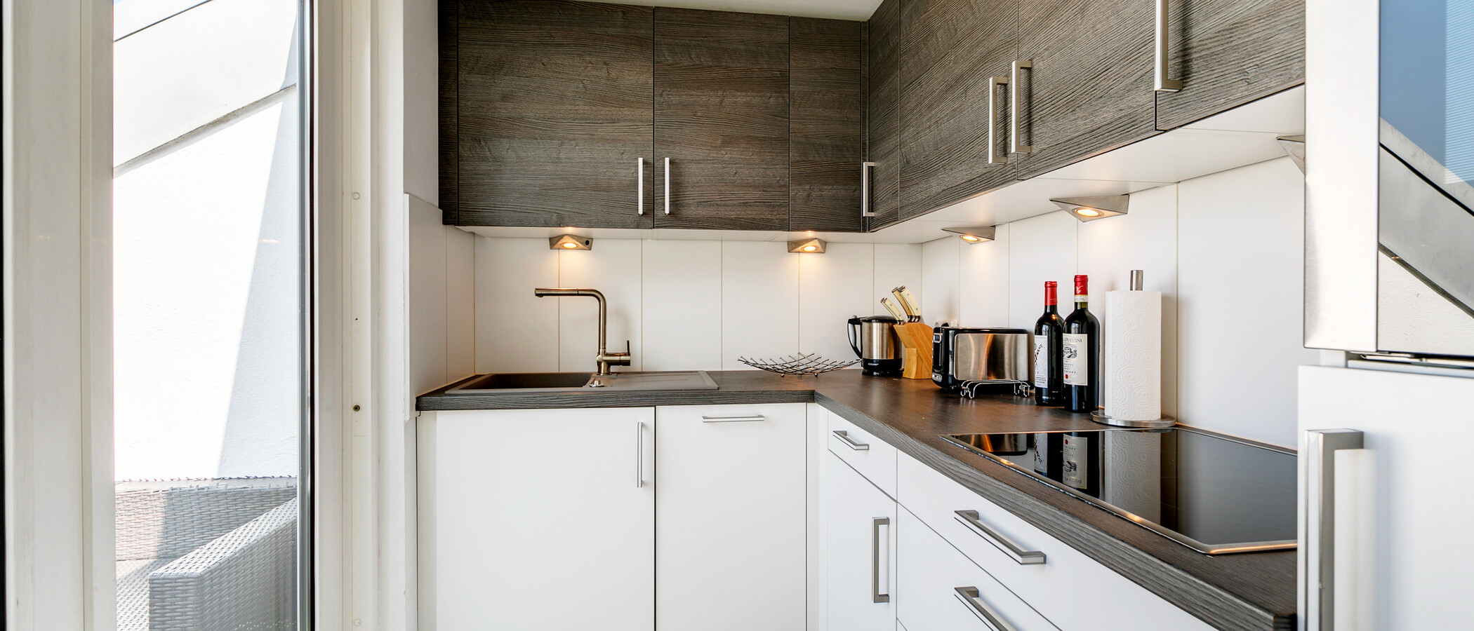 мансардная квартира München Sendling-Westpark 01 кухня 9220