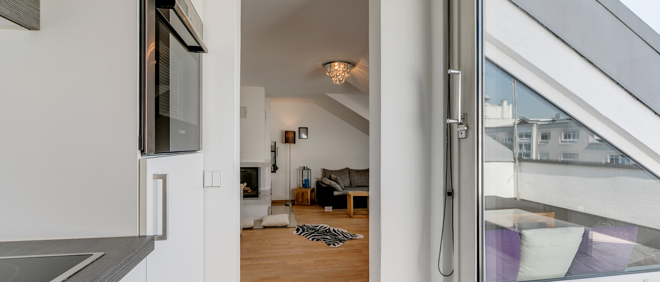 мансардная квартира München Sendling-Westpark 02 кухня 9220
