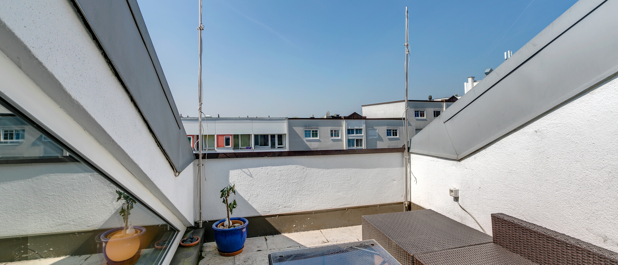 мансардная квартира München Sendling-Westpark 01 терраса 9220