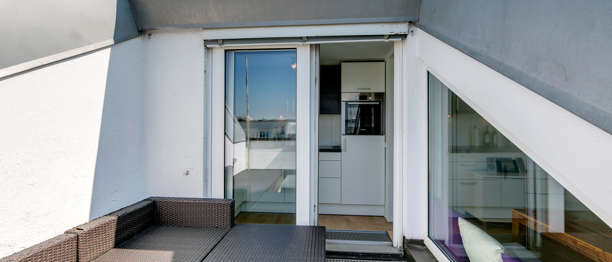 мансардная квартира München Sendling-Westpark 02 терраса 9220