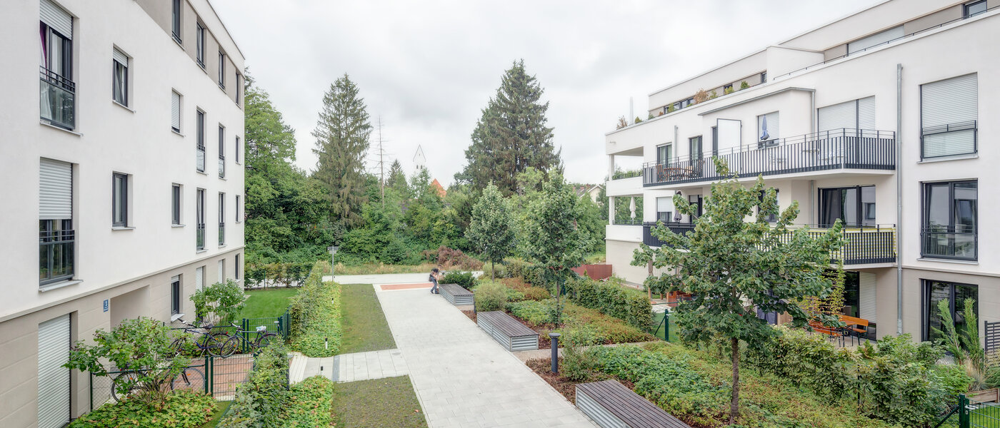 квартира München Oberföhring 03 вид из окна 9269