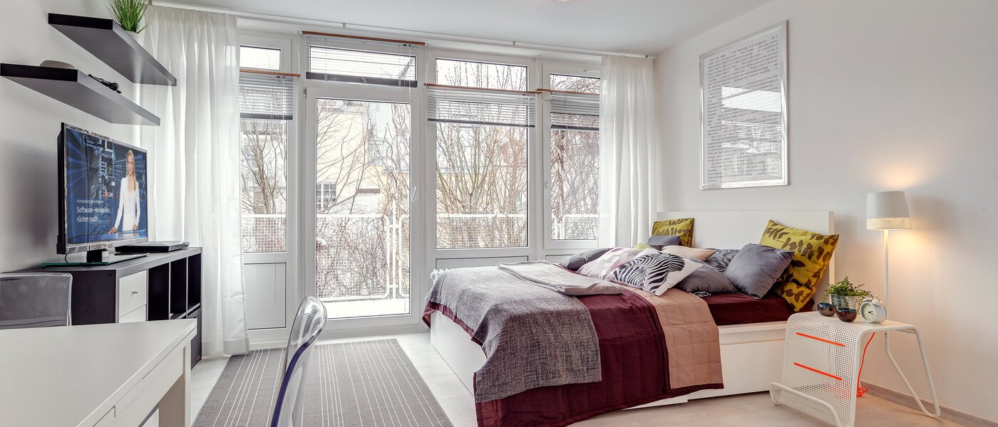 квартира München Schwabing 01 гостиная 9272