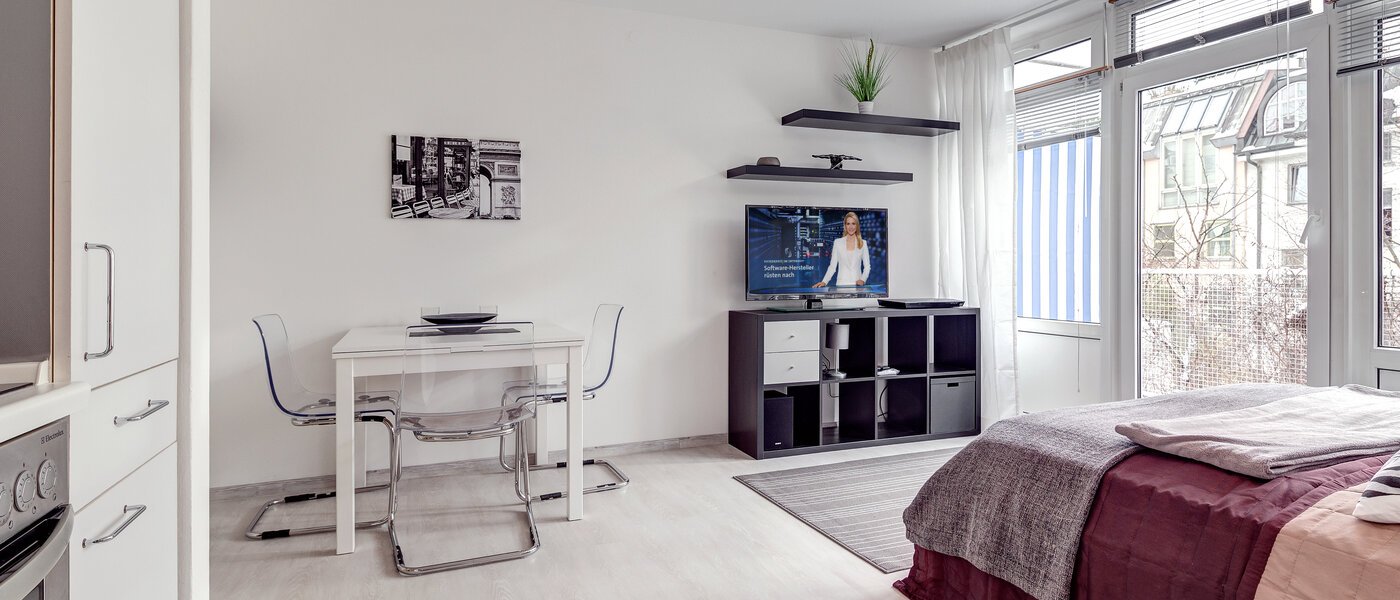 квартира München Schwabing 02 гостиная 9272