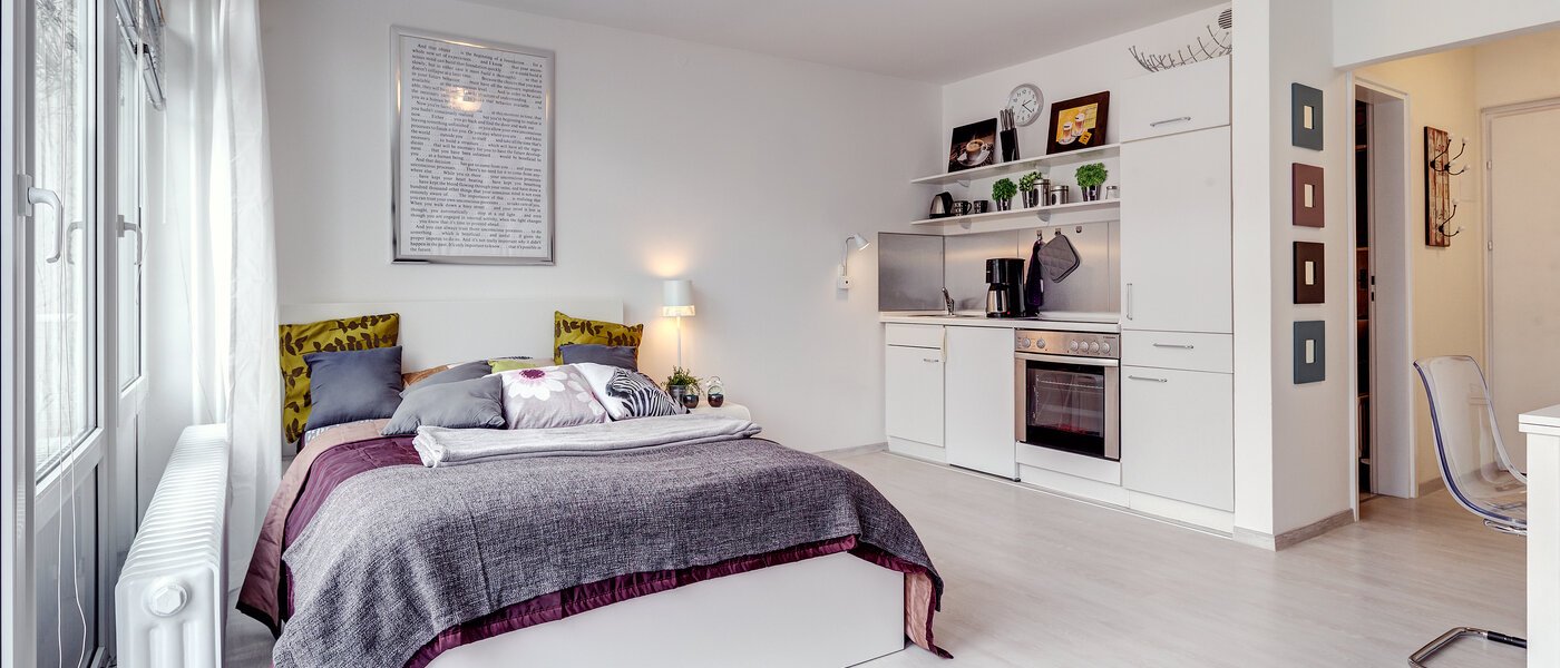 квартира München Schwabing 04 гостиная 9272