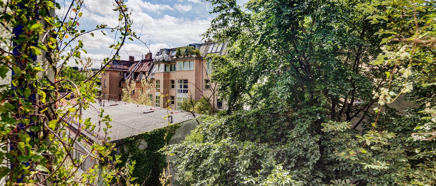 квартира München Schwabing 01 вид из окна 9272