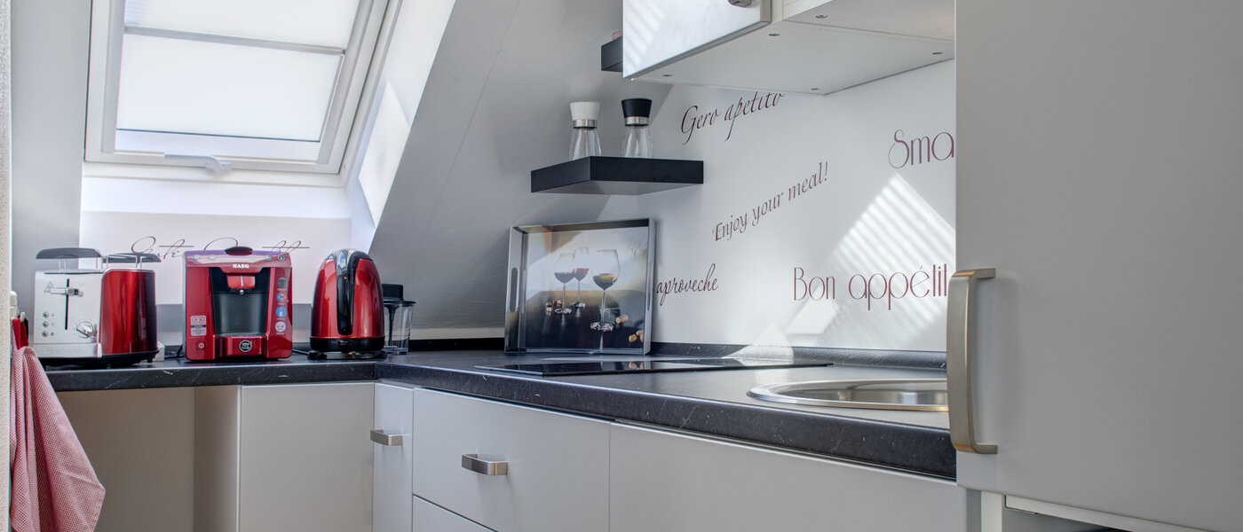 мансардная квартира München Trudering 01 кухня 9309