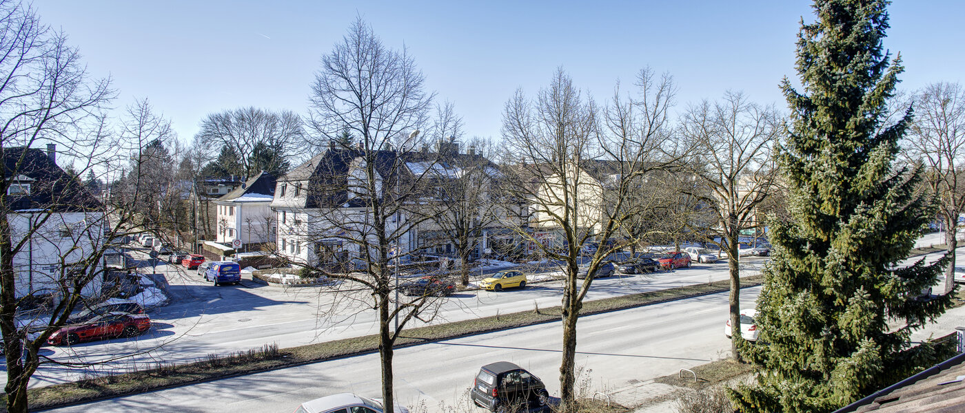 мансардная квартира München Trudering 03 вид из окна 9309