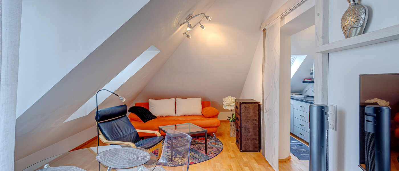 мансардная квартира München Trudering 01 жилое пространство 9309