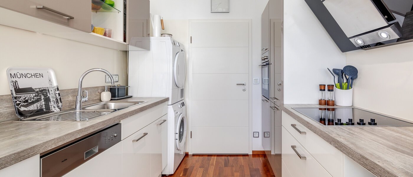 квартира München Lehel 04 кухня 9317