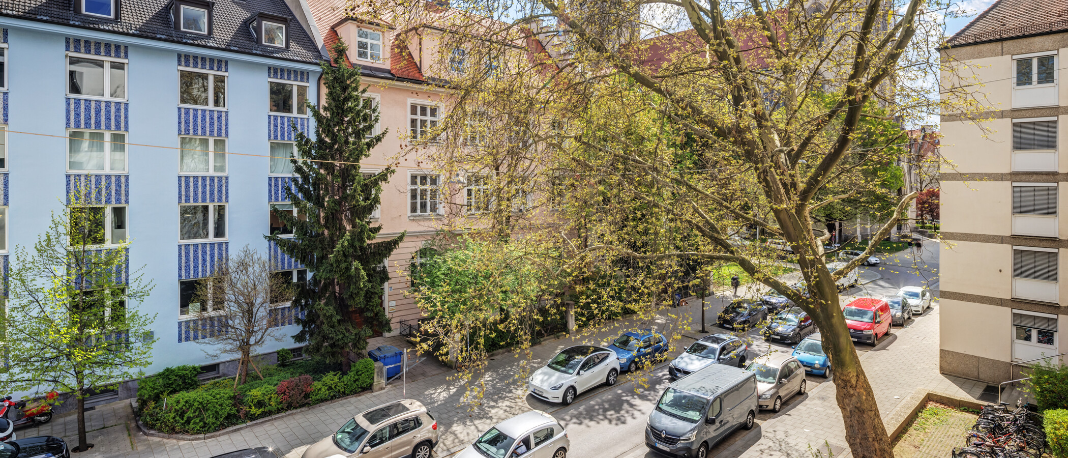 квартира München Ludwigsvorstadt 01 вид из окна 9337