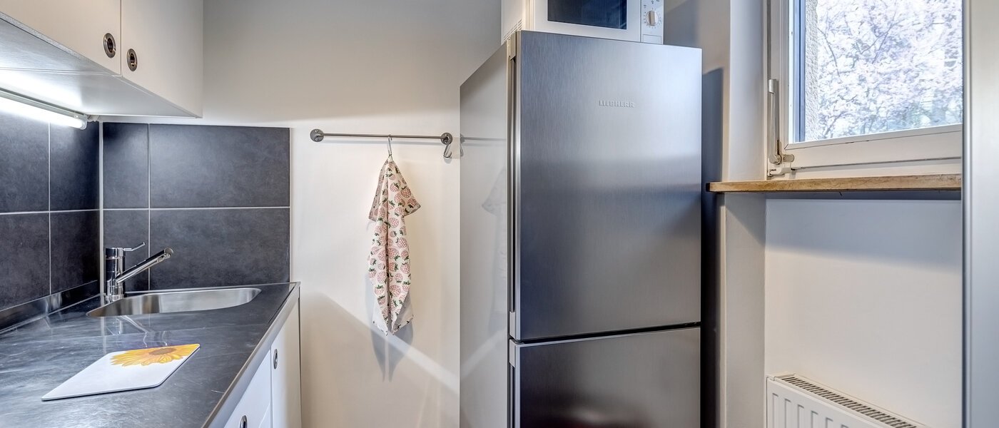 квартира München Moosach 02 кухня 9358