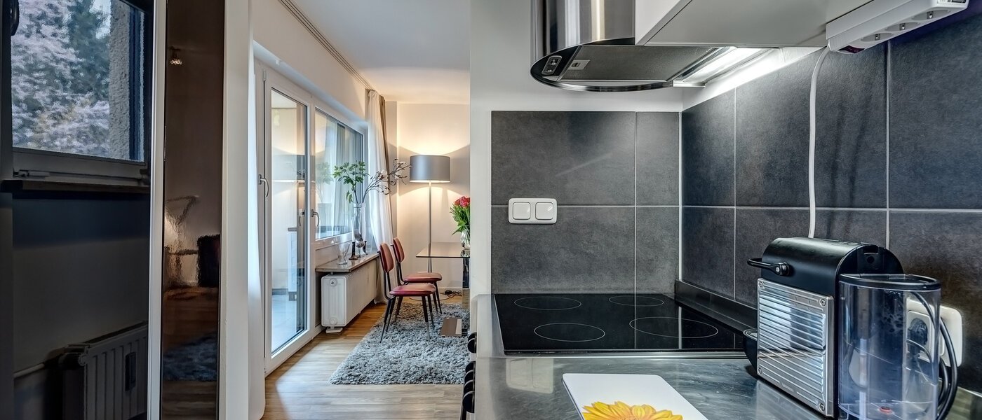 квартира München Moosach 03 кухня 9358