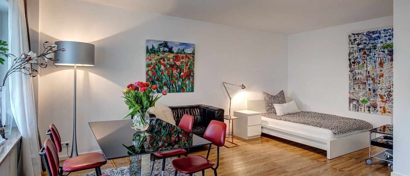 квартира München Moosach 02 жилое пространство 9358