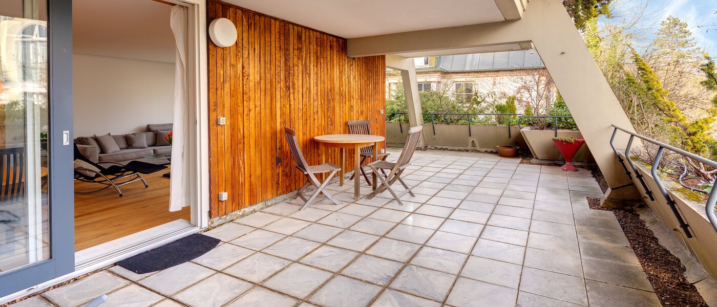 квартира München Schwabing - Alte Heide 02 балкон 9368