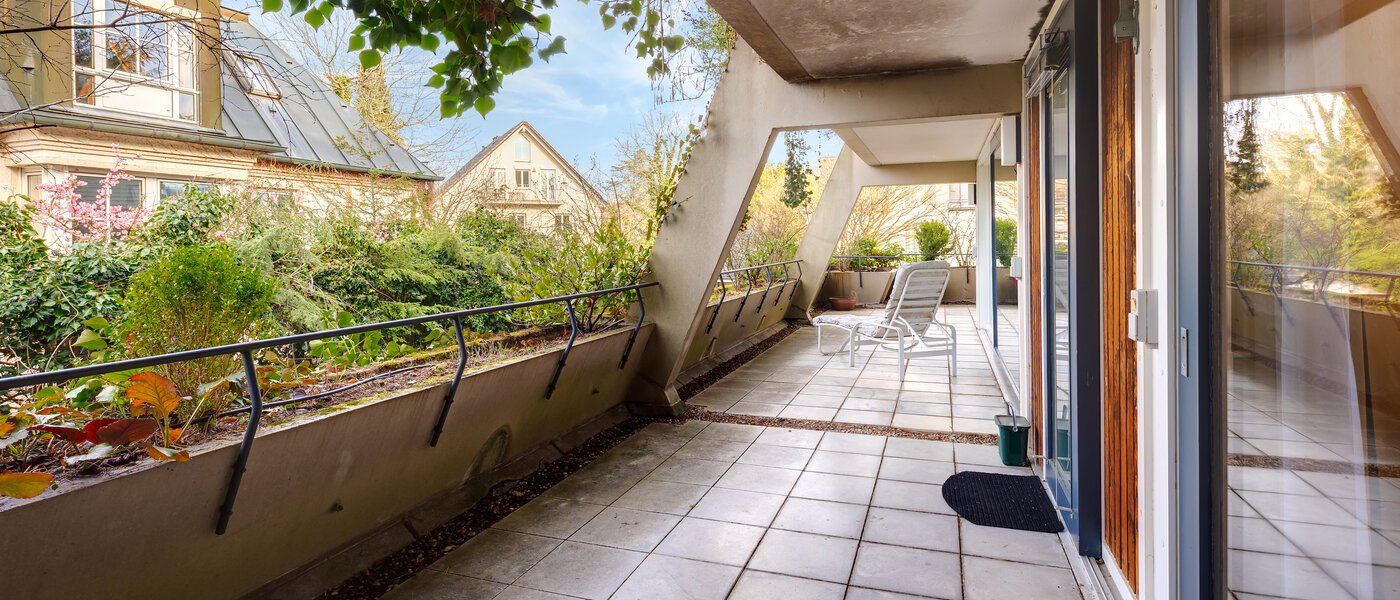 квартира München Schwabing - Alte Heide 04 балкон 9368