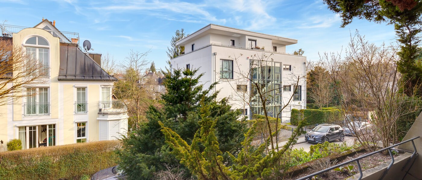 квартира München Schwabing - Alte Heide 01 вид из окна 9368