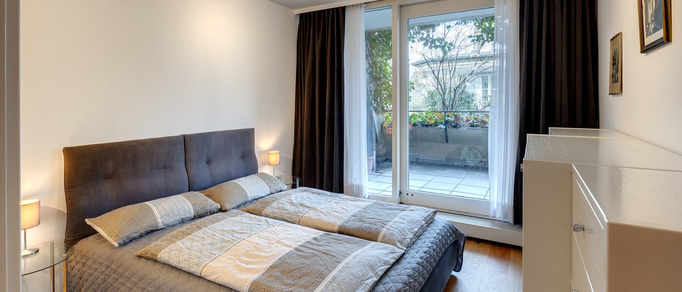 квартира München Schwabing - Alte Heide 02 спальная комната 9368