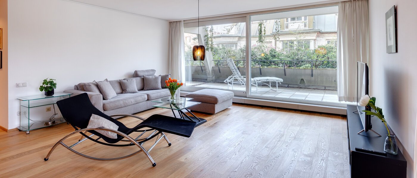 квартира München Schwabing - Alte Heide 02 жилое пространство 9368