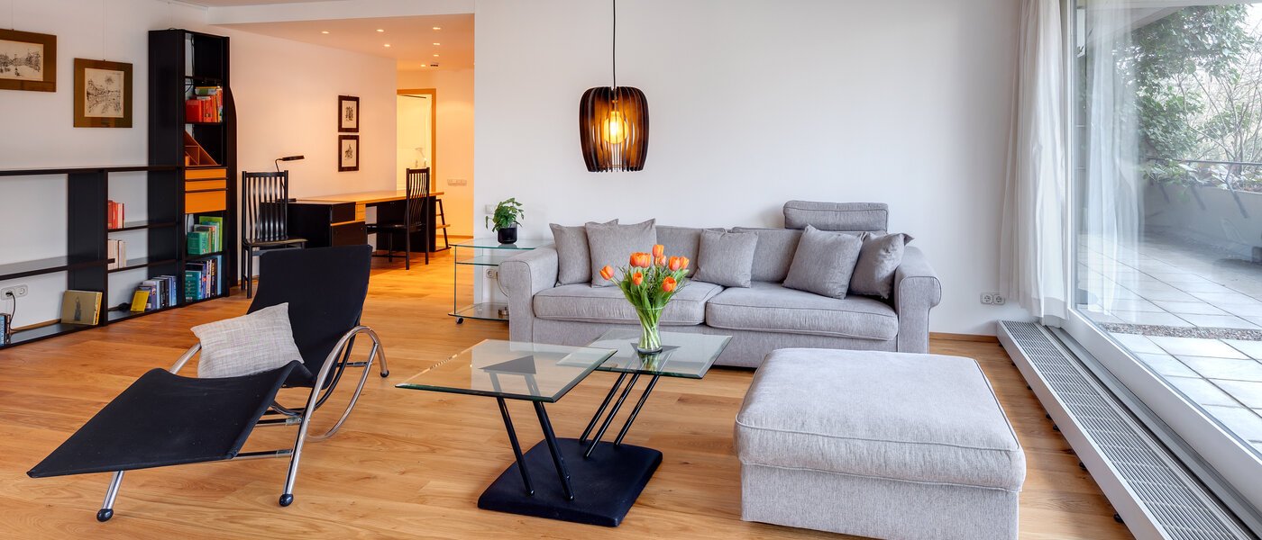 квартира München Schwabing - Alte Heide 03 жилое пространство 9368