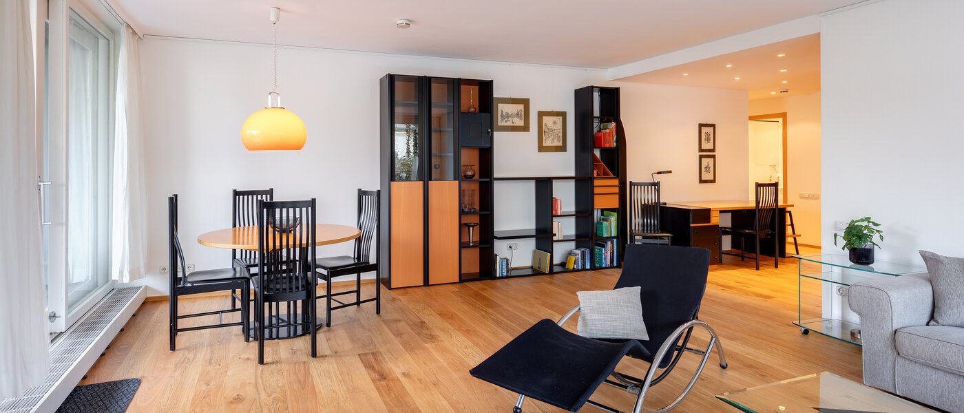 квартира München Schwabing - Alte Heide 04 жилое пространство 9368