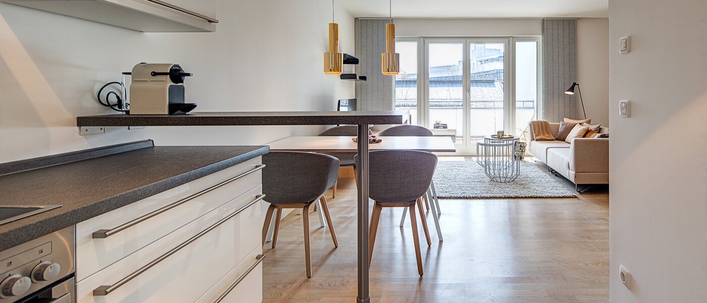 квартира München Schwanthalerhöhe 02 кухня 9378