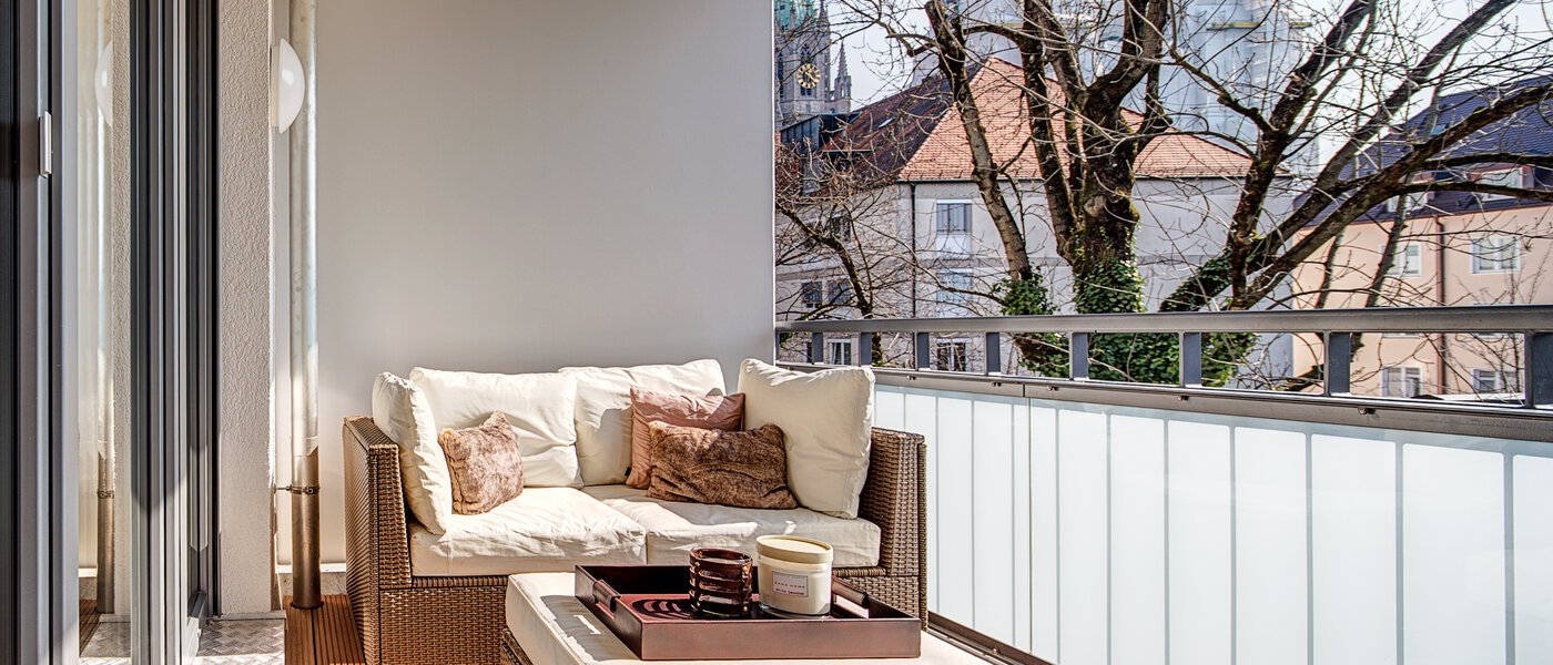 квартира München Schwanthalerhöhe 02 балкон 9378