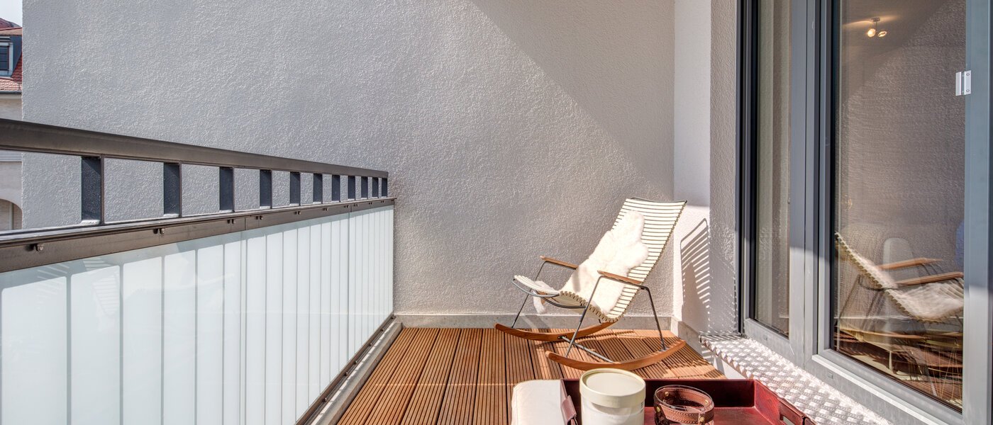 квартира München Schwanthalerhöhe 03 балкон 9378