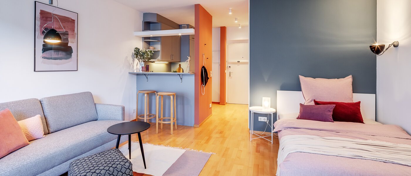 квартира München Schwabing (rechts der Leopoldstraße) 01 жилое пространство 938