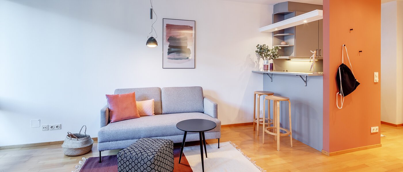 квартира München Schwabing (rechts der Leopoldstraße) 02 жилое пространство 938