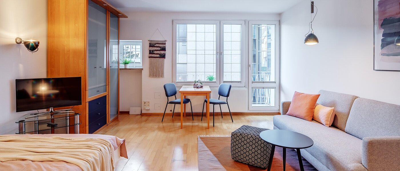 квартира München Schwabing (rechts der Leopoldstraße) 03 жилое пространство 938