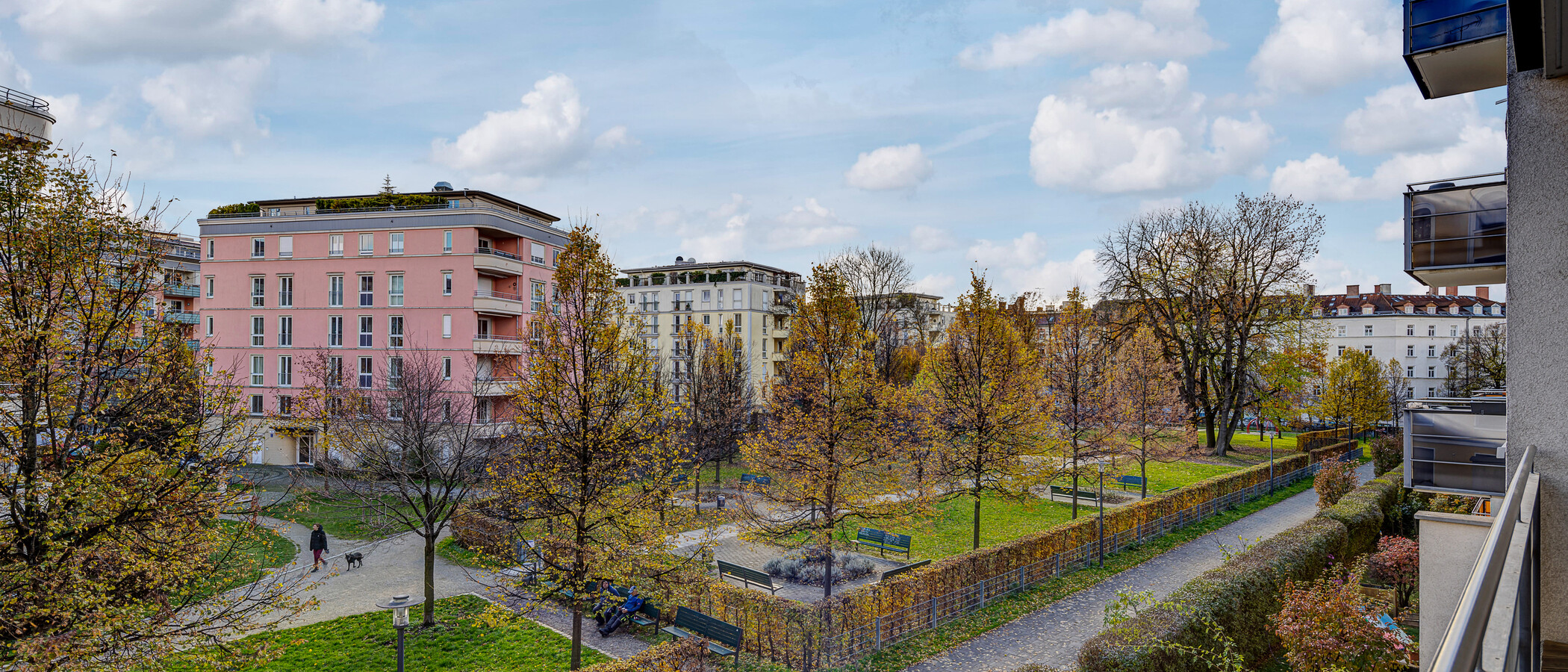 квартира München Haidhausen 01 вид из окна 9391