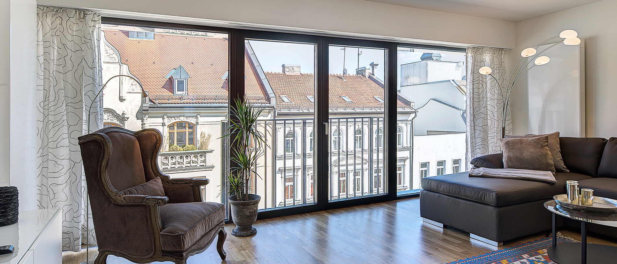квартира München Maxvorstadt - Westen 02 гостиная 9408