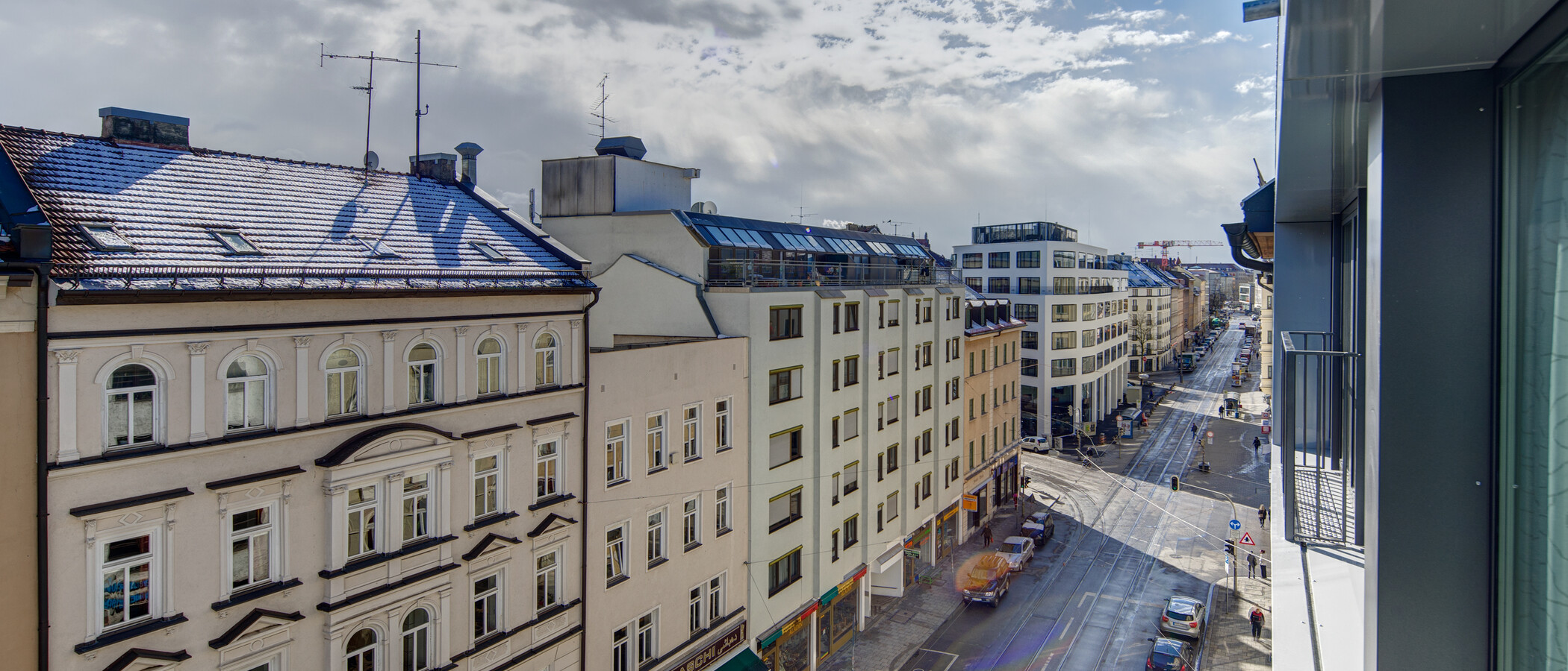 квартира München Maxvorstadt - Westen 03 вид из окна 9408