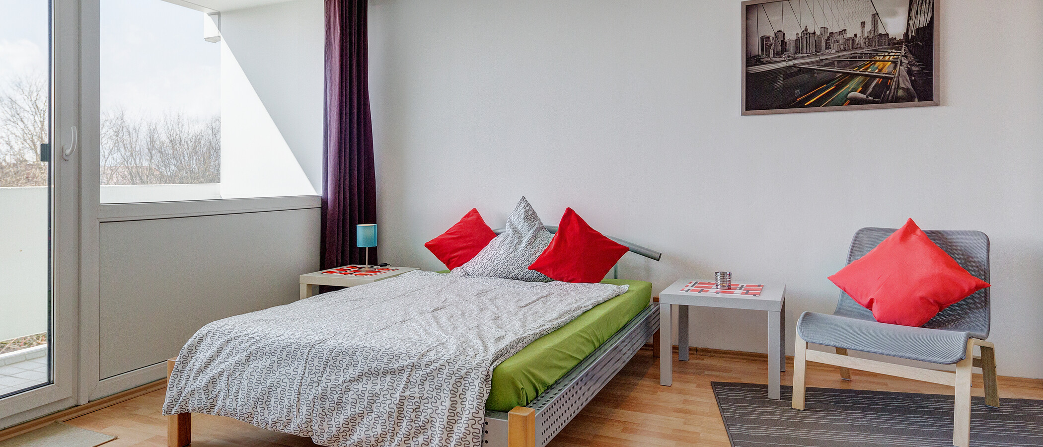 квартира München Sendling 01 спальная 9409