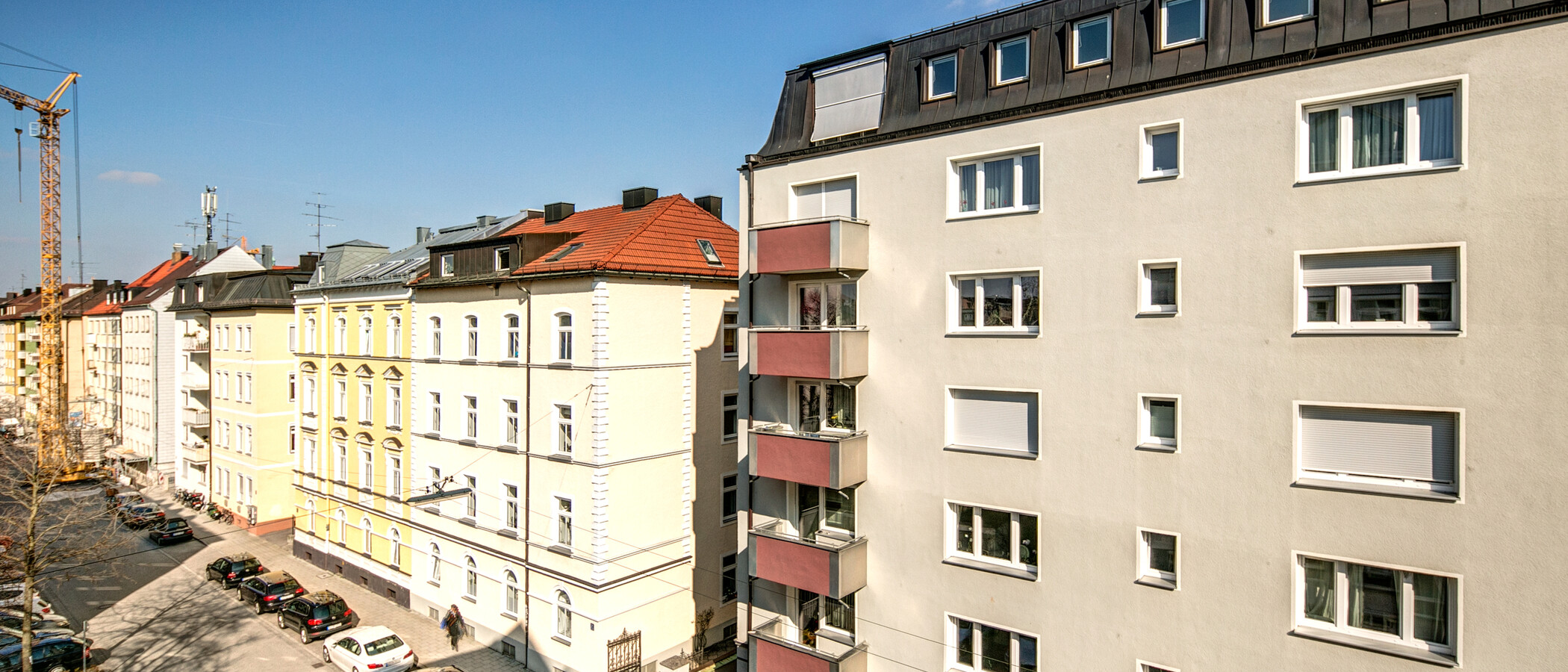 квартира München Maxvorstadt - Universitätsviertel 02 вид из окна 9416