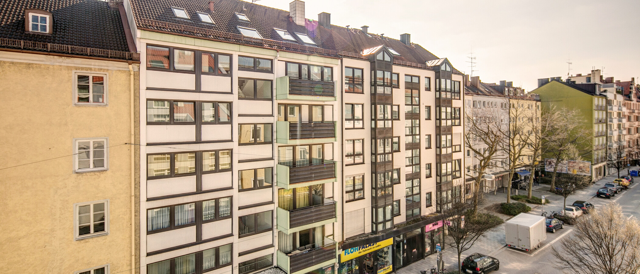 квартира München Maxvorstadt - Universitätsviertel 04 вид из окна 9416