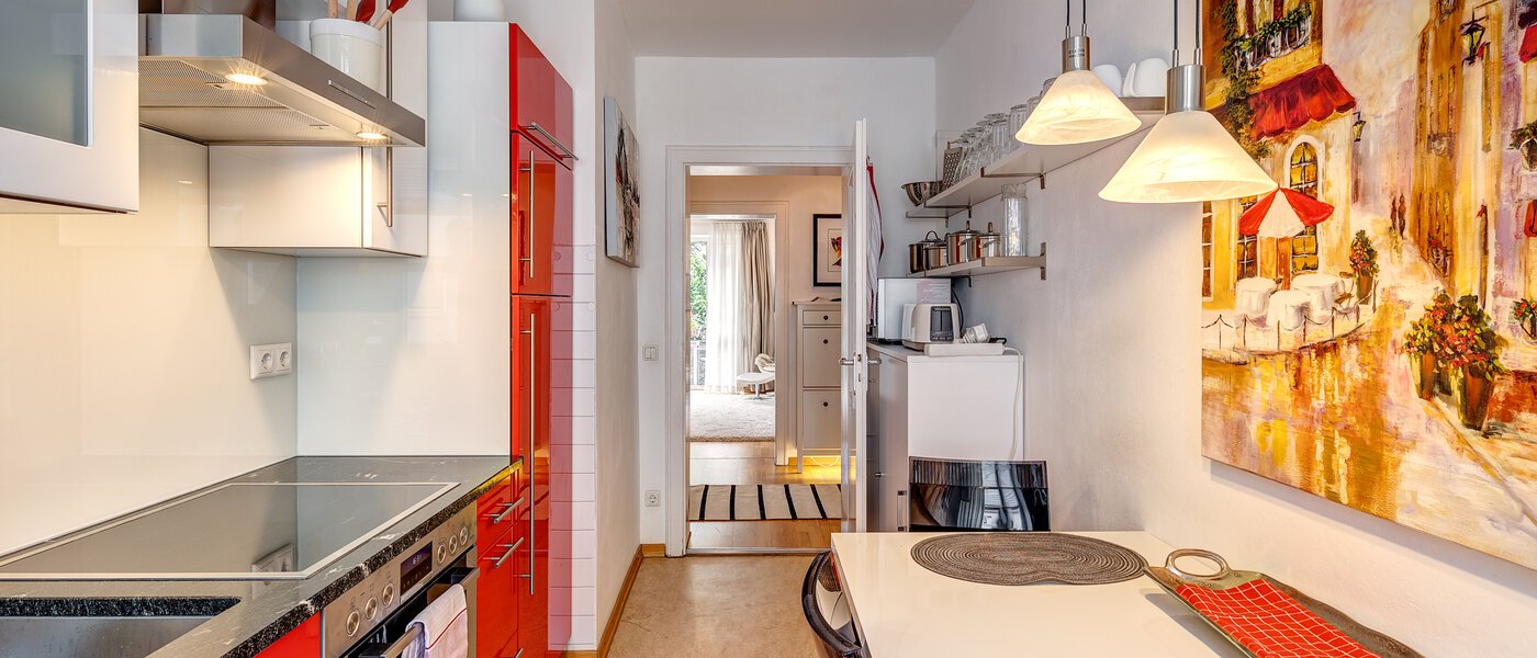 квартира München Maxvorstadt - Museumsviertel 03 кухня 9424