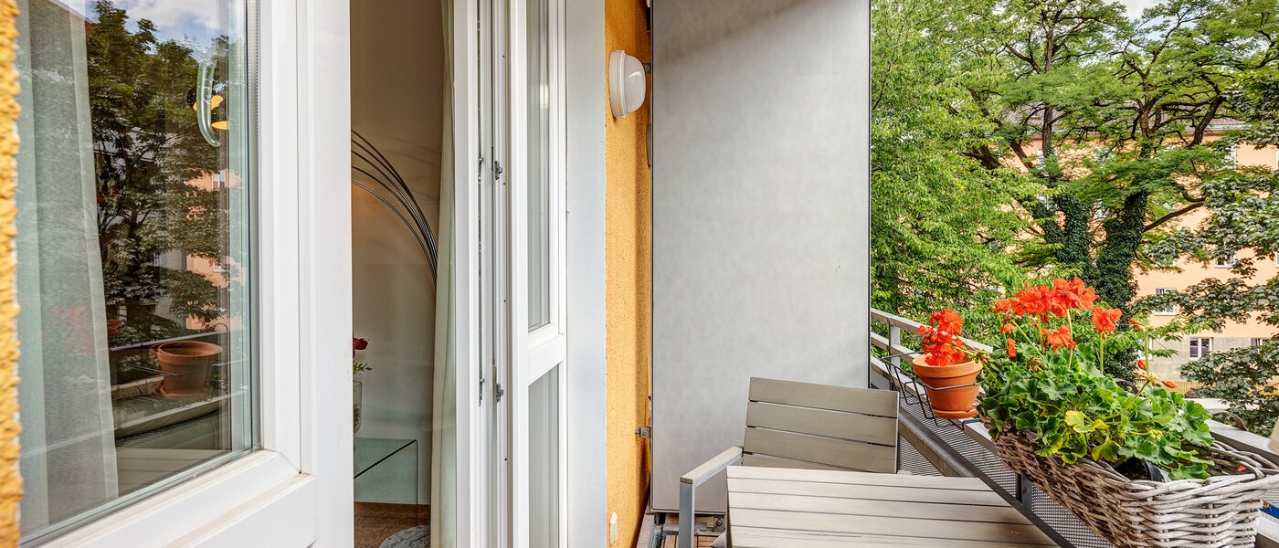 квартира München Maxvorstadt - Museumsviertel 02 балкон 9424