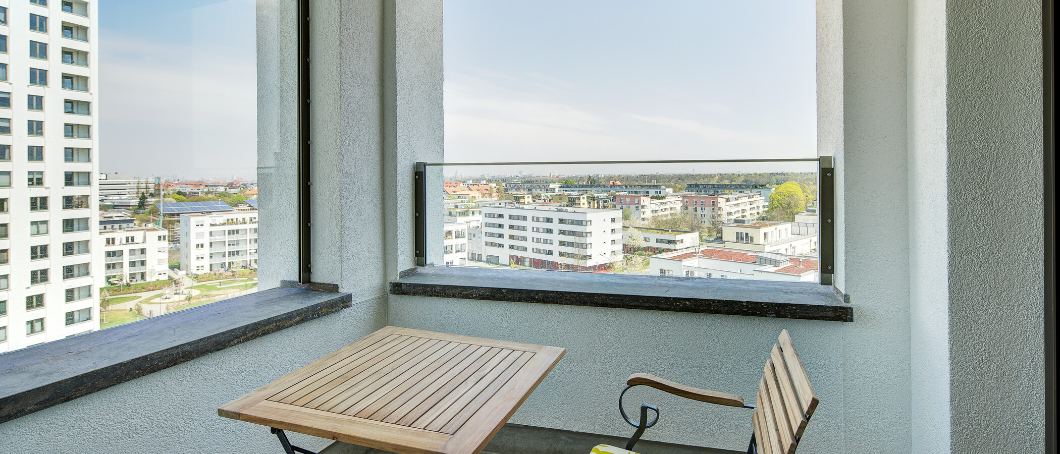 квартира München Obersendling 01 балкон 9445