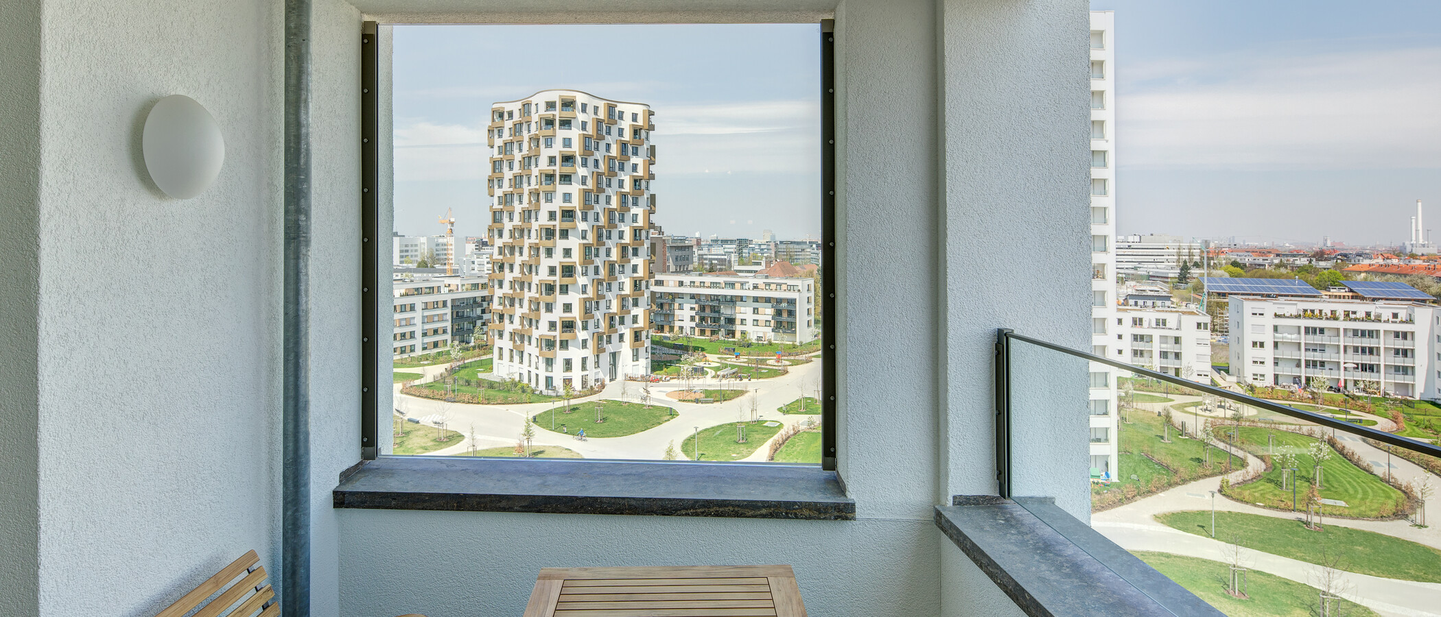 квартира München Obersendling 02 балкон 9445