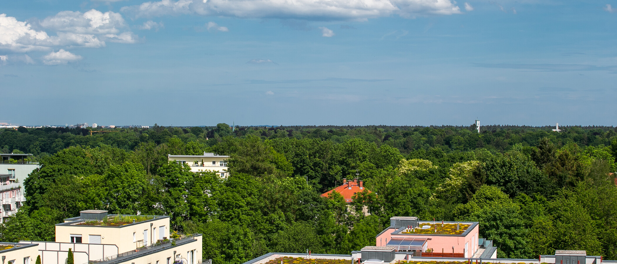 квартира München Obersendling 03 вид из окна 9445